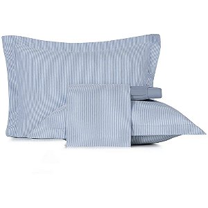 Jogo de Cama Altenburg Stripe Ta Uw 4 Peças Queen Azul
