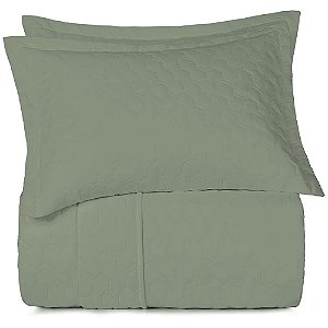 Jogo de Colcha Altenburg Bond Ta Uw 3 Peças Queen Verde
