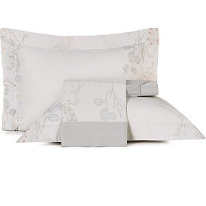 Jogo de Cama Altenburg Chloe 200 Fios 4 Peças Queen Bege