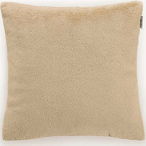 Almofada Karsten Alasca Peluciada Bege Amêndoa