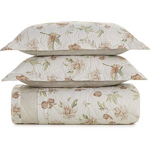Jogo de Colcha Karsten Eloise 200 Fios 3 Peças King Branco