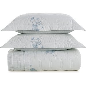 Jogo de Colcha Karsten Mavie 200 Fios 3 Peças King Azul