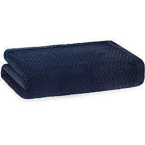 Manta Karsten Oliver Fleece Casal Marinho