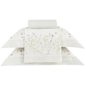 Jogo de Cama Buddemeyer Secret 200 Fios Queen Branco