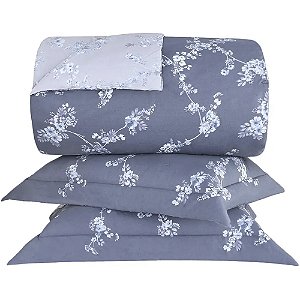 Jogo de Colcha Buddemeyer Louise 200 Fios Queen Branco