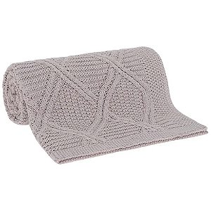 Manta Decorativa Buddemeyer Helo Tricot Polysoft Bege