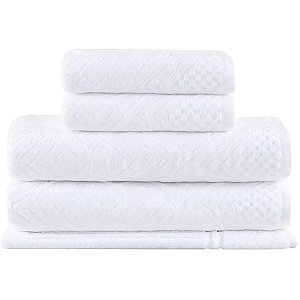 Jogo de Banho Buddmeyer Geo Felpuda Branco