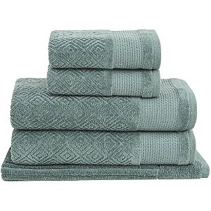 Jogo de Banhão Buddemeyer Kyoto Veludo Verde