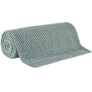 Manta Decorativa Buddemeyer Yves Tricot Verde