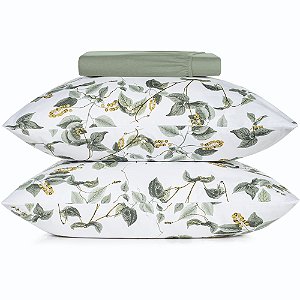 Jogo de Cama Altenburg Serra Clara Malha 3 Peças Queen Verde