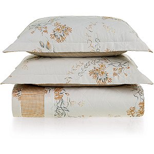 Jogo de Colcha Karsten Dalila 300 Fios 3 Peças King Branco