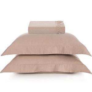 Jogo de Cama Karsten Bossa 300 Fios 3 Peças Queen Rosa