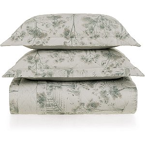 Jogo de Colcha Karsten Montes 300 Fios 3 Peças King Branco