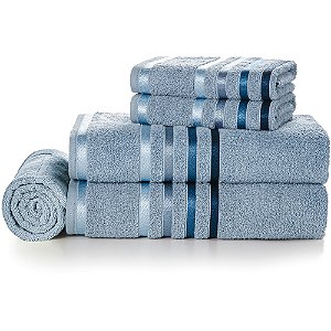 Jogo de Banho Karsten Lumina Unika 5 Peças Azul