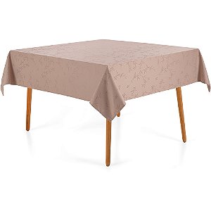 Toalha de Mesa Karsten Verissimo Jacquard 220x220 Rosa