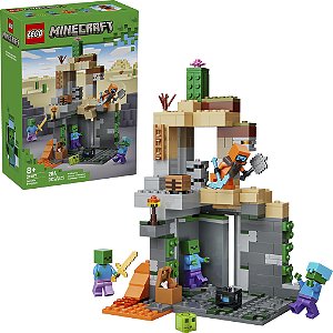 Lego Minecraft Masmorra dos Zumbis 21587 com 284pcs