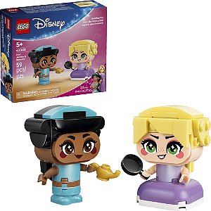 Lego Disney Princess Mini Jasmine e Rapunzel 43303 com 59pcs