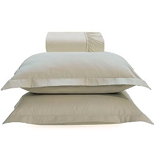 Jogo de Cama Karsten Tom 200 Fios 3 Peças Queen Verde Sálvia