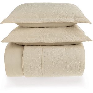 Jogo de Colcha Karsten Vittoria Texture Super King Bege