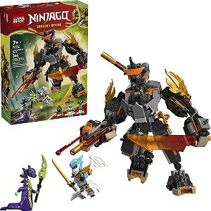 Lego Ninjago Meca Missão Cole e Zane Dragão 71854 com 364pcs