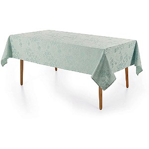 Toalha de Mesa Karsten Roman Jacquard 160x220 Azul