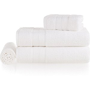 Jogo de Banho Karsten Nuvia Aera Max 4 Peças Branco