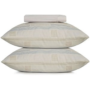 Jogo de Cama Altenburg Diagrama Ta 3 Peças Casal Branco
