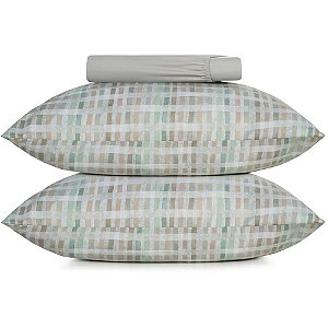 Jogo de Cama Altenburg Ecoa Ta 3 Peças Queen Verde