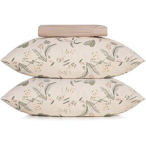 Jogo de Cama Altenburg Meadow Ta 3 Peças King Rosa