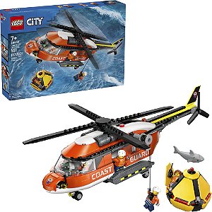 Lego City Helicoptero da Guarda Costeira 60503 com 551pcs