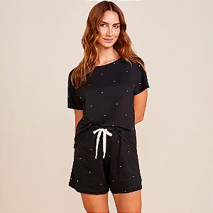 Short Doll Hope Dreams Viscose In26 Preto Feminino