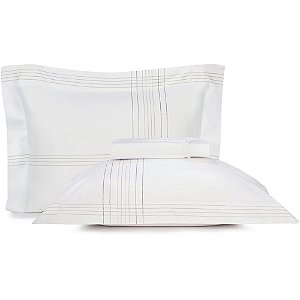 Jogo de Cama Altenburg Garbo 200 Fios 3 Peças Casal Branco