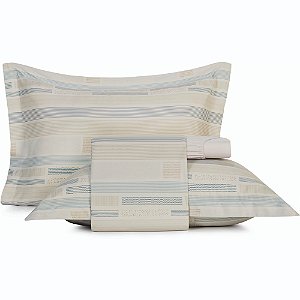 Jogo de Cama Altenburg Diagrama Ta 4 Peças Queen Bege