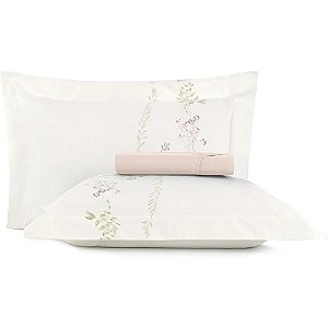 Jogo de Cama Altenburg Brisa 200 Fios 3 Peças Queen Rosa