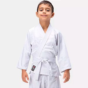 Kimono Jiu Jitsu Atama Reforçado Branco Infantil
