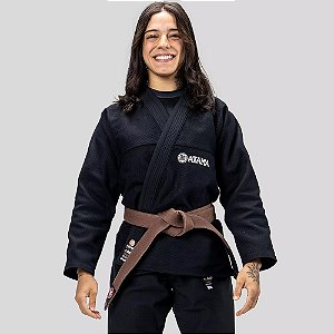 Kimono Jiu Jitsu Atama Collab 2 Preto Feminino
