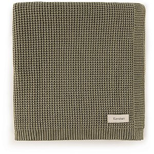 Manta Decorativa Karsten Pierre Tricot Verde