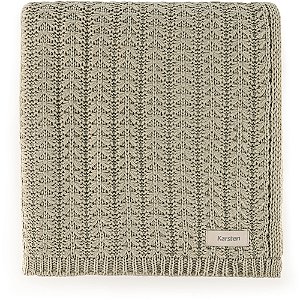 Manta Decorativa Karsten Diana Tricot Verde