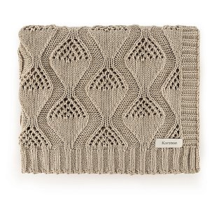 Peseira Karsten Giorgio Tricot Bege
