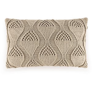 Almofada Karsten Giorgio Tricot Bege