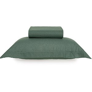 Jogo de Cama Karsten Berlin Soft 3 Peças Solteiro Verde