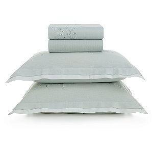 Jogo de Cama Karsten Elis 300 Fios 4 Peças King Verde