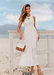 Vestido  Bordado  Encantado de laise