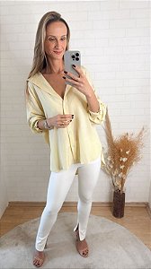 Camisa de viscose over size