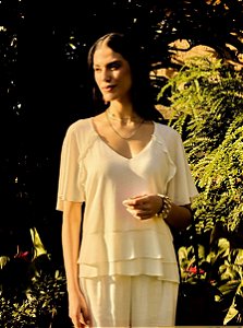 Blusa viscolinho