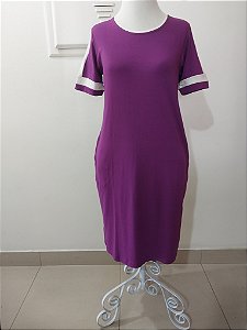 Vestido  de viscolycra  m/c