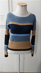 Blusa crooped tricot São Junipero