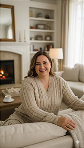 Blusa de tricot de tranças