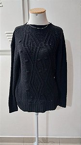 Blusa mousse trabalhado