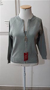 Twin set de modal com blusa de alças